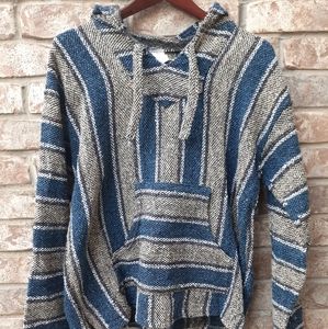 Think hemp material ponch.